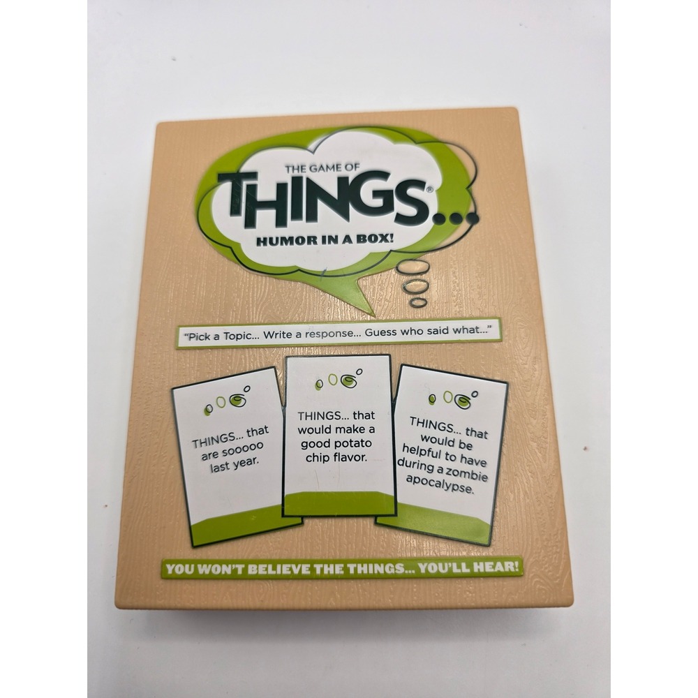 Brand New The Game of Things. Humor in a Box. Perfect Fun. Board & Card Games/PP